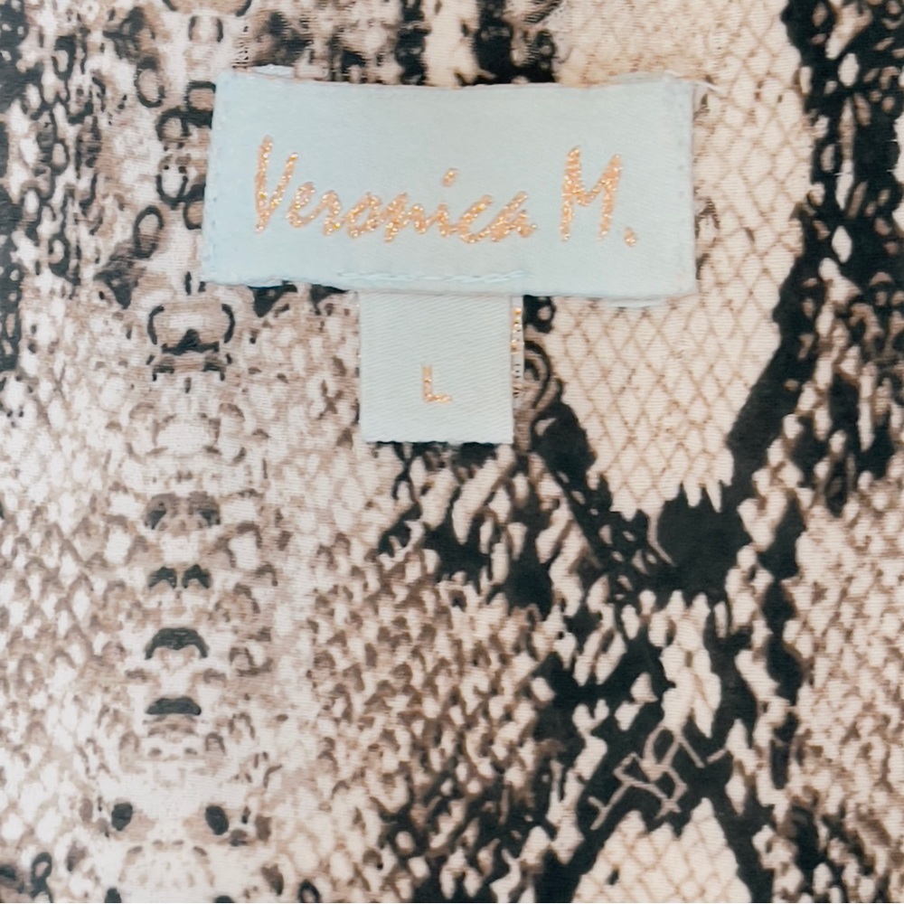 Veronica M Pharrell Python Print Mini Dress - Picture 7 of 8
